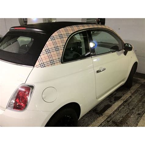 fiat 500 burberry